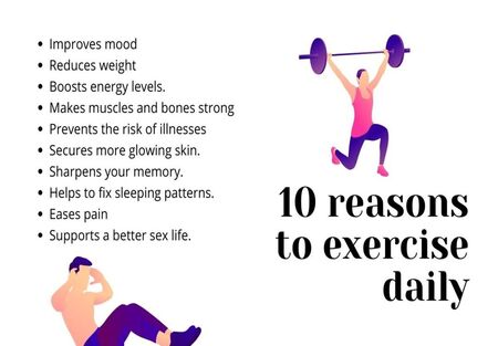 10 reasons exercise improves health